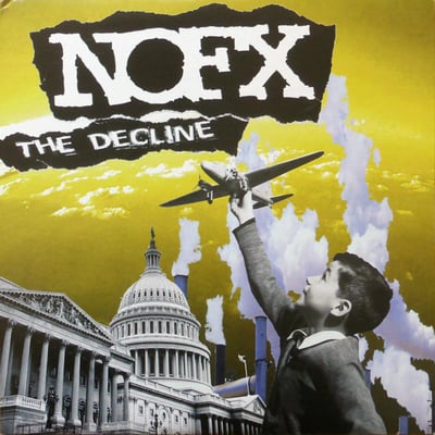 NOFX - The Decline - Yellow (with black smoke) /544