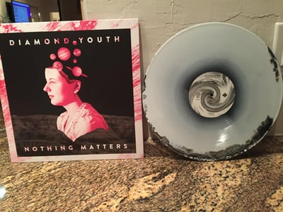 Diamond Youth - Nothing Matters – 1st press - White w/ Black Splatter /300