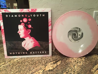 Diamond Youth - Nothing Matters – 1st press - White/Pink /1000
