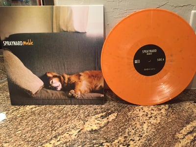 Spraynard - Mable – 1st press - Orange w/Teal & Cream Splatter /200