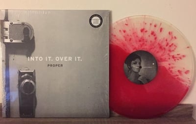 Into It. Over It. - Proper (Fifth Press: Half Red/Half Clear w/ Red Splatter /500)