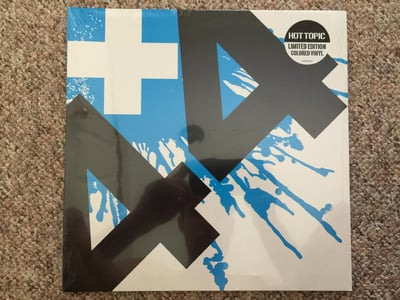+44 | When Your Heart Stops Beating | 2015 | Clear w/ Blue/White Splatter | Sealed
