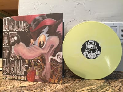 Hour Of The Wolf - Decompositions Vol. II - 1st press - Lemon Yellow w/ White Splatter /350