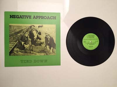 Negative Approach – Tied Down - ??? press – Black /???