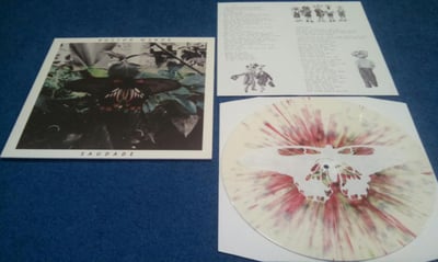 Boston Manor- Saudade (Hot Pink/Kelly Green Splatter)/200 First Pressing