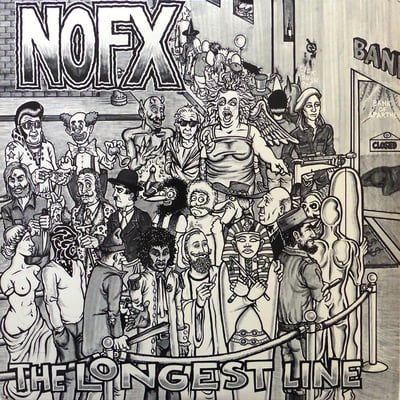 NOFX - The Longest Line - 1st Press - Black