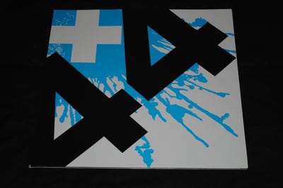 (+44) - When Your Heart Stops Beating | (Gatefold - Clear w/ Blue and White Splatter - LT 2500) [2nd on Interscope Records]