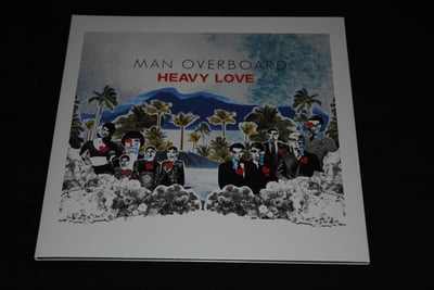 Man Overboard - Heavy Love | (Tri-Color Classic Black/Aqua Blue/Kelly Green - LT 300) [1st on Rise Records]