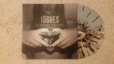 ISSUES - Diamond Dreams | Clear & Grey Split w/ Black Splatter | /1000 (2016) RISE 264-1