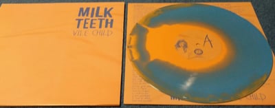Milk Teeth- Vile Child (a-side Orange b-side Blue) First Pressing Retail Exclusive