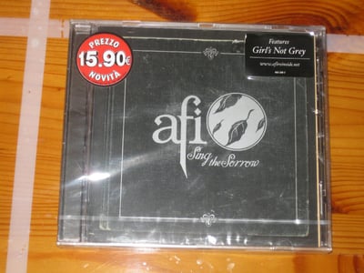 AFI Sing the Sorrow 2003 DreamWorks Italian (EU) edition – Silver on Black (Sealed)