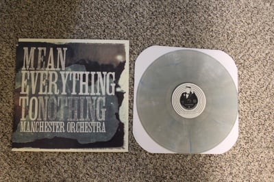 Manchester Orchestra - Mean Everything to Nothing (Clear w/ Blue & White Swirl)