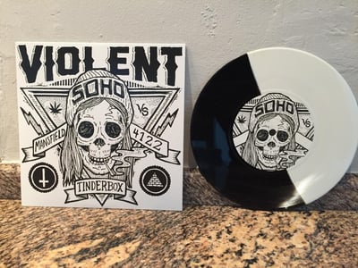 Violent Soho - Tinderbox / Neighbour Neighbour - 1st press - Half Black Half White /500
