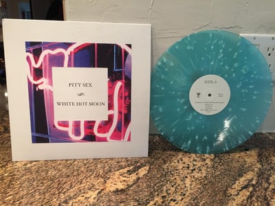 Pity Sex - White Hot Moon - 1st press - Electric Blue w/ Pink Splatter /2200