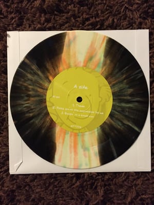 Doug & The Beets - Songs From Bluffington Tribute - 2nd Press Klotz /150 (Black/White/Black Vertical Split w/ Green And Orange Splatter) (Enjoy The Toons Records)