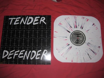 Tender Defender "Tender Defender" Dead Broke Rekerds. 1st Press. Black with White and Pink Splatter/100