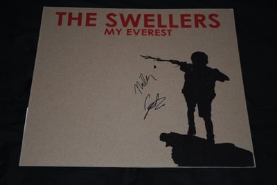 Swellers, The - My Everest | (Screen Printed Cover - Red - LT 200 - Signed) [1st on Team Science Records]