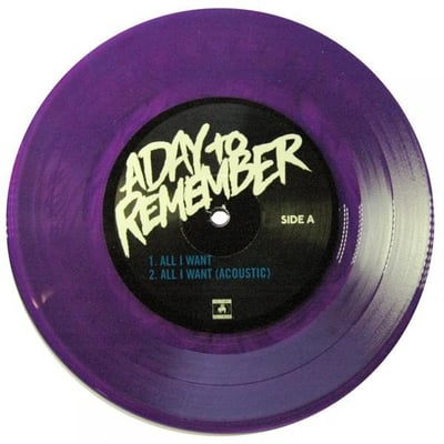 A Day to Remember - All I Want (Translucent Purple - /2,000)