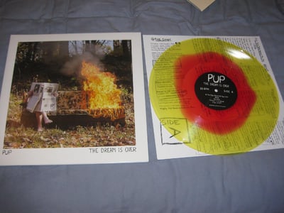 PUP "The Dream Is Over" SideOneDummy Records. 1st Press. Yellow and Red Color-in-Color/500