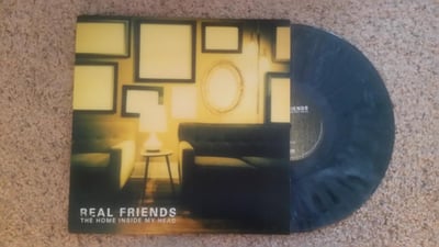Real Friends - The Home Inside My Head | Black w/ White Clouds | /500 (2016) FEAR-39248-01