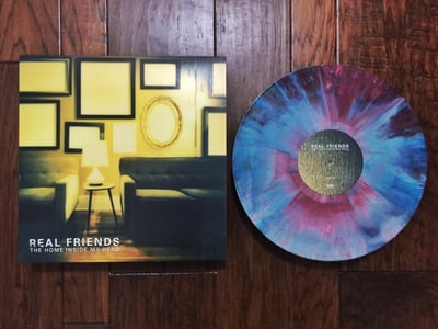 Real Friends | The Home Inside My Head | 1st pressing | Green / Blue / Red / White Starburst /500