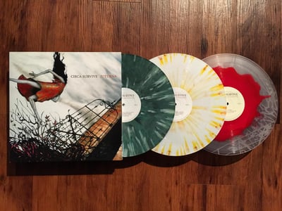 Circa Survive | Juturna: Deluxe 10 Year Edition (3xLP) | 4th pressing | Olive / Cream Splatter & Orange / Cream Speckled & Pinkish Red / Clear Haze /2500