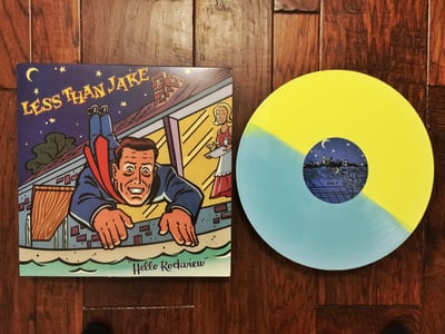 Less Than Jake | Hello Rockview | 2nd pressing | Half Easter Yellow / Half Baby Blue /400