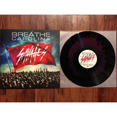 Breathe Carolina | Savages | 1st pressing | Red / Black Marble /1000