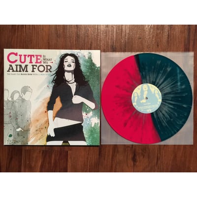 Cute Is What We Aim For | The Same Old Blood Rush With A New Touch | 1st pressing | Hot Pink / Sea Blue Split / Grey Splatter /250