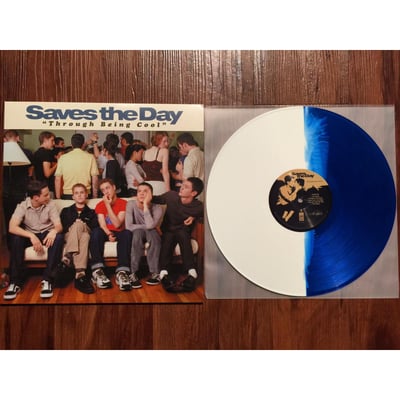 Saves The Day | Through Being Cool | 4th pressing | Blue / White Split /850
