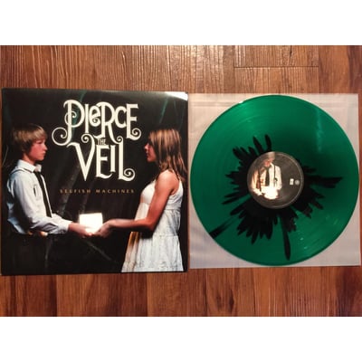 Pierce The Veil | Selfish Machines | 2nd pressing | Transparent Green / Black Splatter /1000