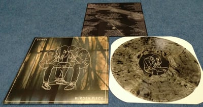 CLIQUE- Burden Piece (Clear w/ Black Swirl)/250 First Pressing