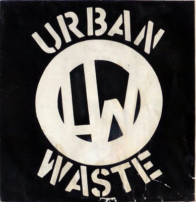 Urban Waste - S/T EP - Black (with both inserts)