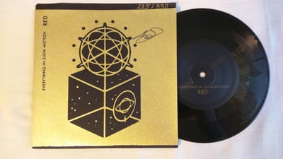 Everything In Slow Motion - Red (Black, 225/330) [Signed] [Hand Numbered]