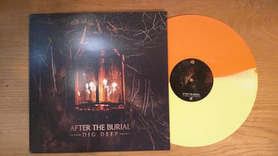 After The Burial - Dig Deep (Yellow/Orange Split)