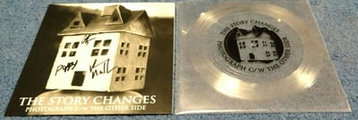 The Story Changes- Photograph (flexi) TEST PRESSING out of 15 won via Modern-Vinyl Contest SIGNED