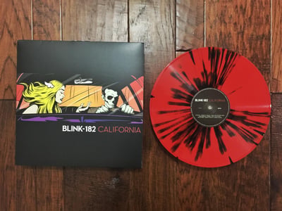 Blink-182 | California | 1st pressing | Red / Black Splatter /?