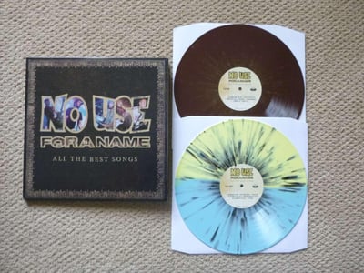 No Use For A Name - All The Best Songs (Brown And Grey Splatter/Half Light Blue & Yellow w/ Black Splatter) /476