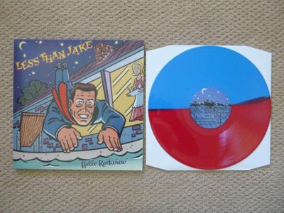 Less Than Jake - Hello Rockview (Half Reddish/Half Cyan) /334
