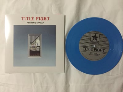 Title Fight - Spring Songs - 4th press - Royal Blue (Pink Insert) /546