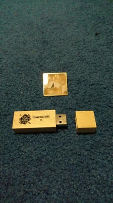 #06 August 2016 Conversations II Wooden USB & Pin