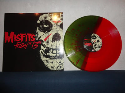 MISFITS: Friday The 13th (half red/half green vinyl with red splatter)