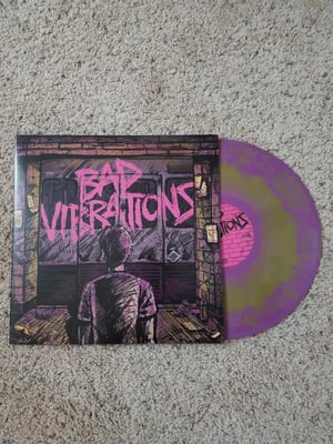 A Day To Remember - Bad Vibrations | Grimace Purple & Highlighter Yellow Smash (2016) 7479-1