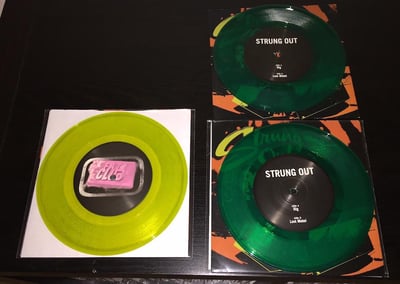 Strung Out - 7" - FAT Club (green dark) /1,300