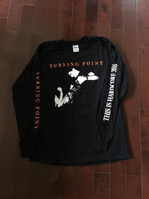 Turning Point - "Back Handprint Longsleeve" - Black Shirt - Large (2016)