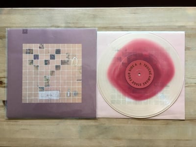 Stage Four - 1st Press /500 - Clear w/ Oxblood Haze