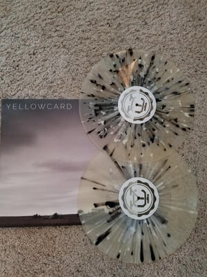 Yellowcard - Yellowcard (Double LP) | Transparent Cloudy Clear w/ Opaque Grey, Black, Cream Heavy Splatter w/ etched d-side | /300 | 2016 | HR2296
