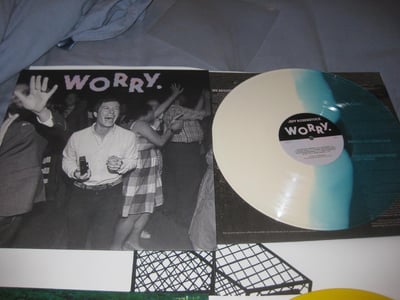 Jeff Rosenstock "WORRY." SideOneDummy Records. 1st Press. Half&Half Bone and Electric Blue/400