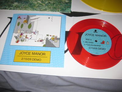 Joyce Manor "2/15/09 Demo" Epitaph Records. 1st Press. Red Transparent/???