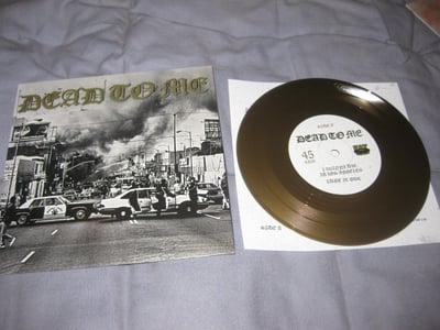 Dead To Me "I Wanna Die In Los Angeles" Fat Wreck Chords. 1st Press. Gold/431